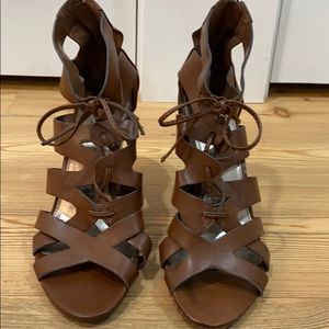 Brown gladiator sandals size 8.5